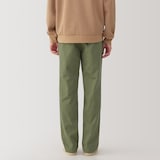 紳士　洗いざらしチノワイドパンツ