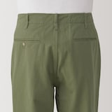 紳士　洗いざらしチノワイドパンツ