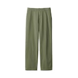 紳士　洗いざらしチノワイドパンツ