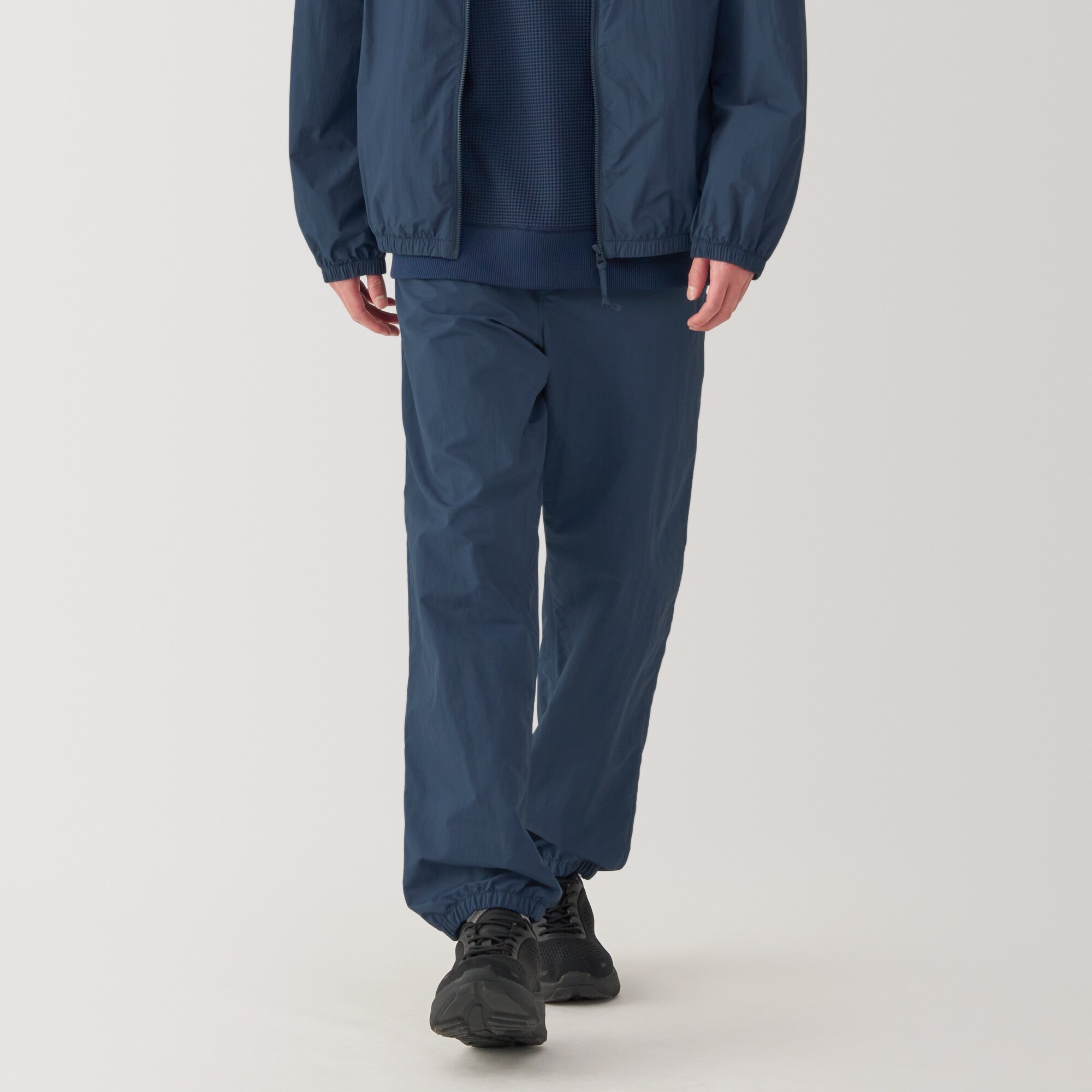 紳士 撥水ナイロンポケッタブルウィンドパンツ | 無印良品