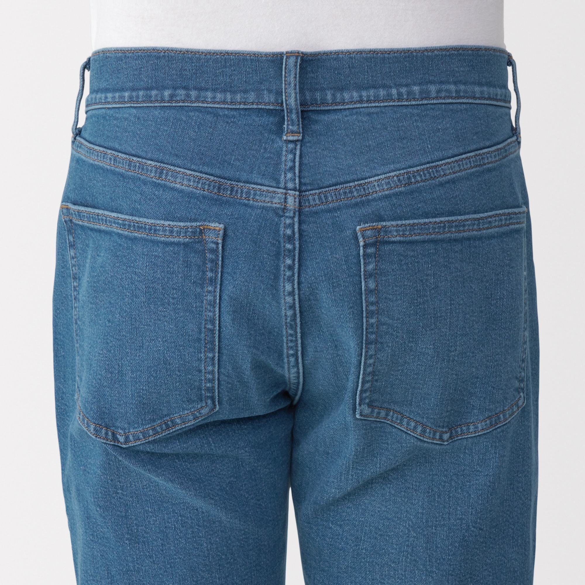紳士 ストレッチデニムスリムパンツ インディゴ | 無印良品