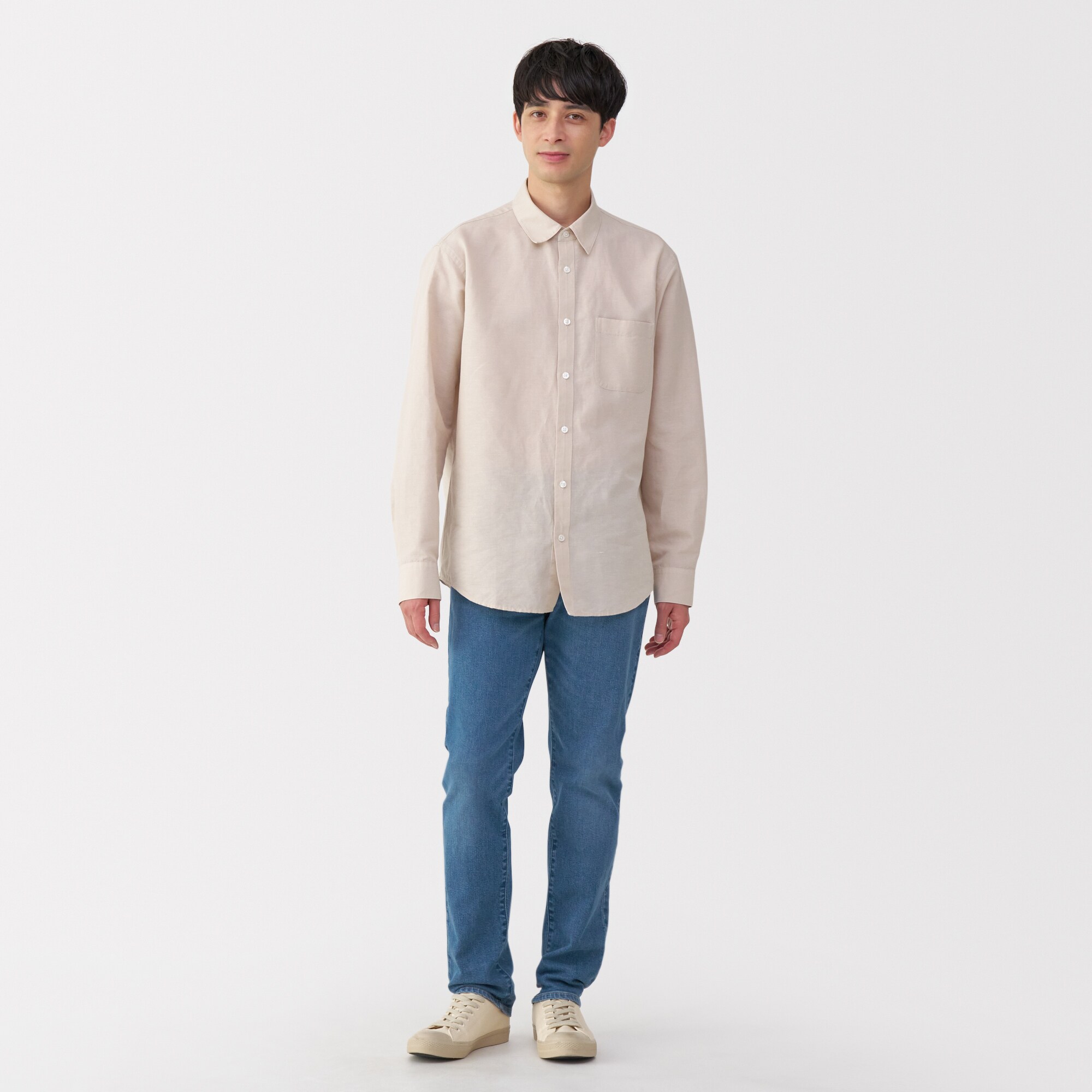 紳士 ストレッチデニムスリムパンツ インディゴ | 無印良品