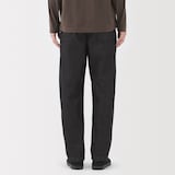 紳士　洗いざらしデニムイージーパンツ　黒