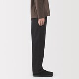 紳士　洗いざらしデニムイージーパンツ　黒