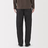 紳士　洗いざらしデニムイージーパンツ　黒