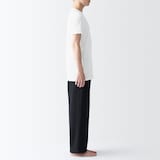 紳士　脇に縫い目のない　２枚組　Ｖネック半袖Ｔシャツ