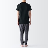 紳士　脇に縫い目のない　２枚組　Ｖネック半袖Ｔシャツ