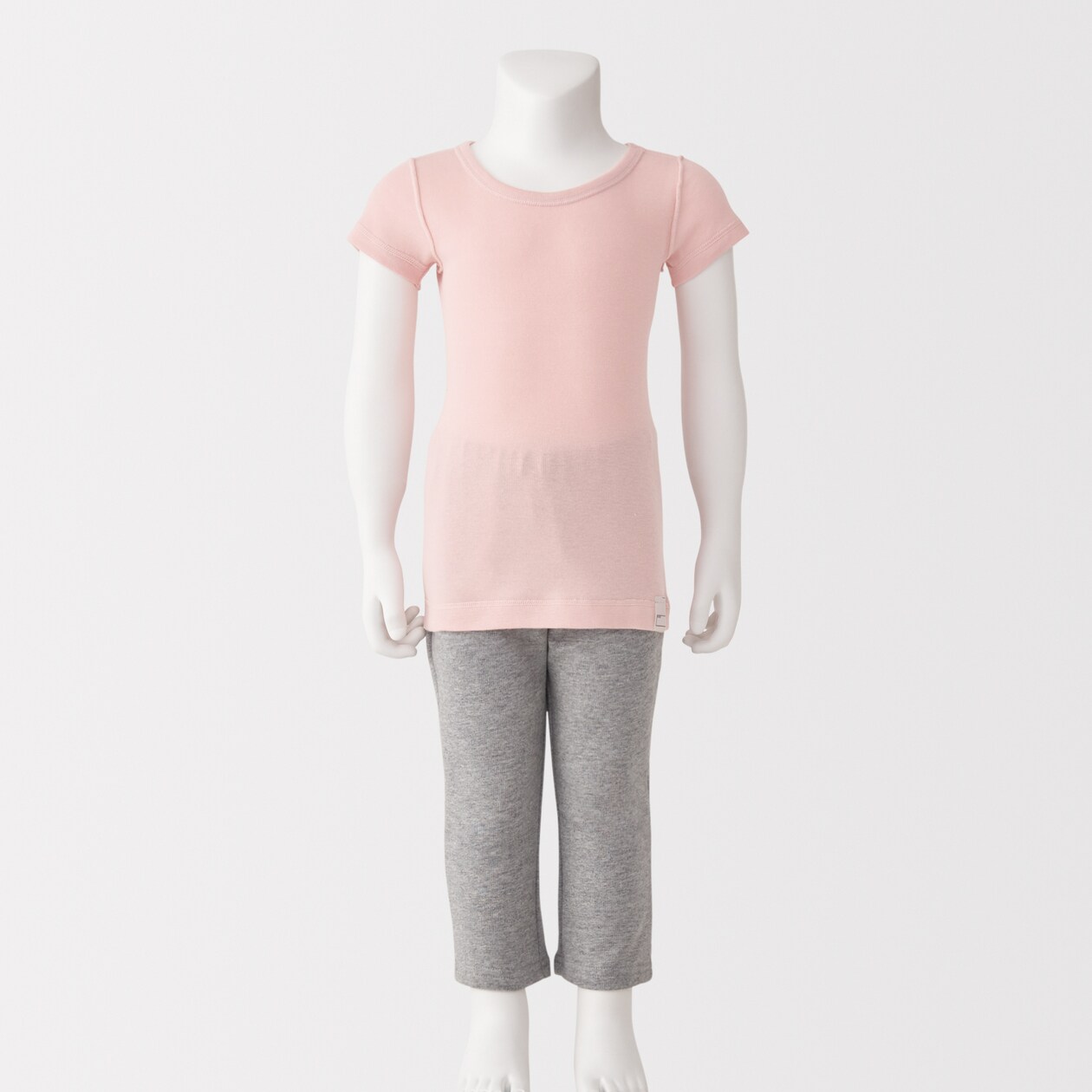 ベビー　さらっと綿クルーネックＴシャツ【インナー】