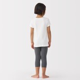 キッズ　さらっと綿クルーネックＴシャツ【インナー】