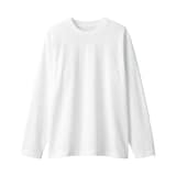 紳士　天竺編みクルーネック長袖Tシャツ