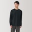 紳士　天竺編みクルーネック長袖Tシャツ