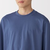 紳士　天竺編みクルーネック長袖Tシャツ
