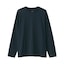 紳士　天竺編みクルーネック長袖Tシャツ