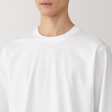 紳士　天竺編みクルーネック長袖Ｔシャツ