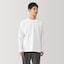 紳士　天竺編みクルーネック長袖Ｔシャツ