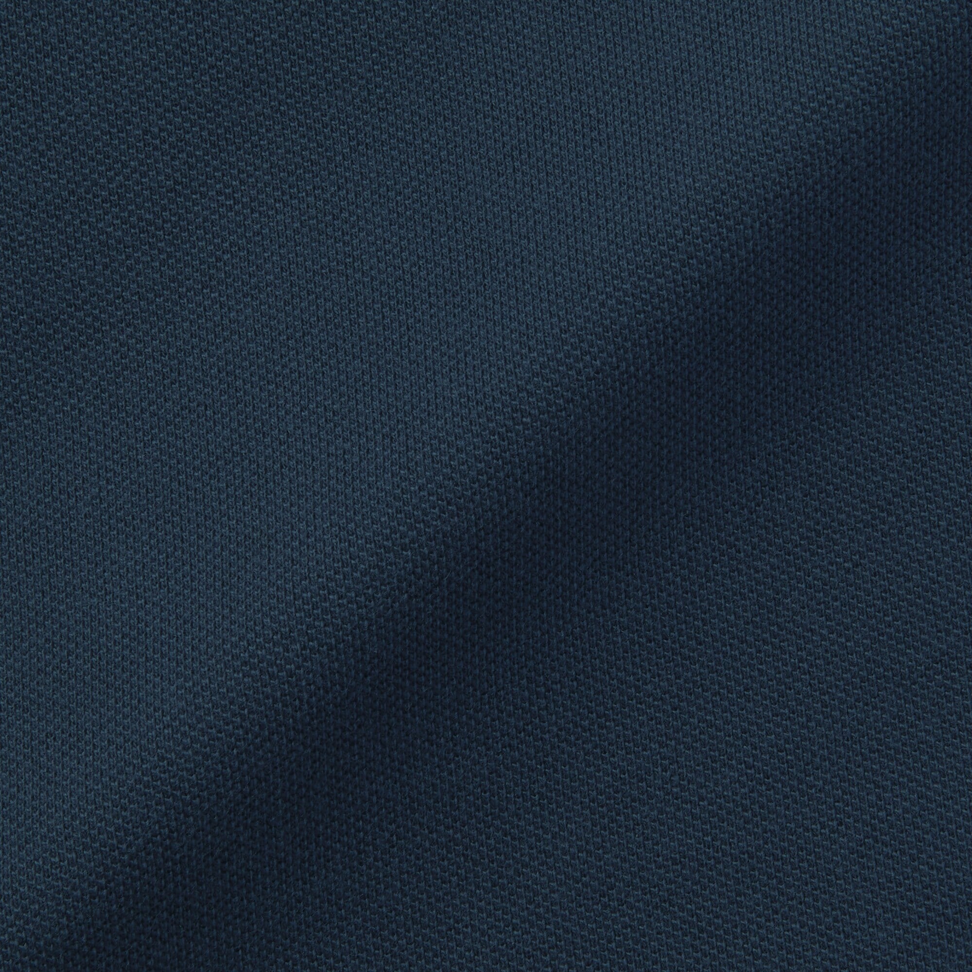 紳士　洗いざらし鹿の子編み半袖ポロシャツ