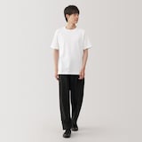 紳士　洗いざらし太番手クルーネック半袖Ｔシャツ