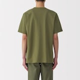 紳士　洗いざらし太番手クルーネック半袖Ｔシャツ