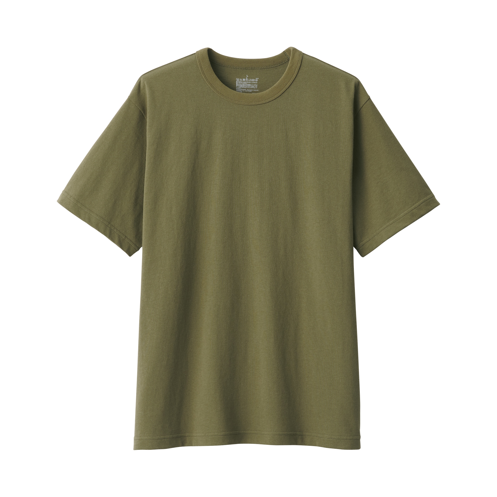 紳士　洗いざらし太番手クルーネック半袖Ｔシャツ