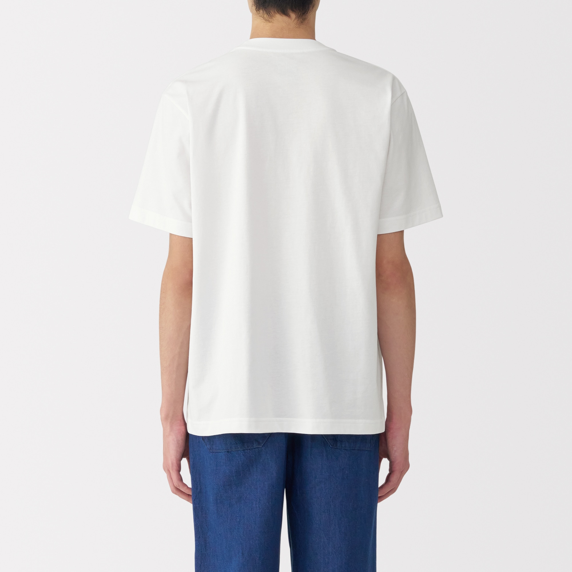 紳士　天竺編みクルーネック半袖Ｔシャツ