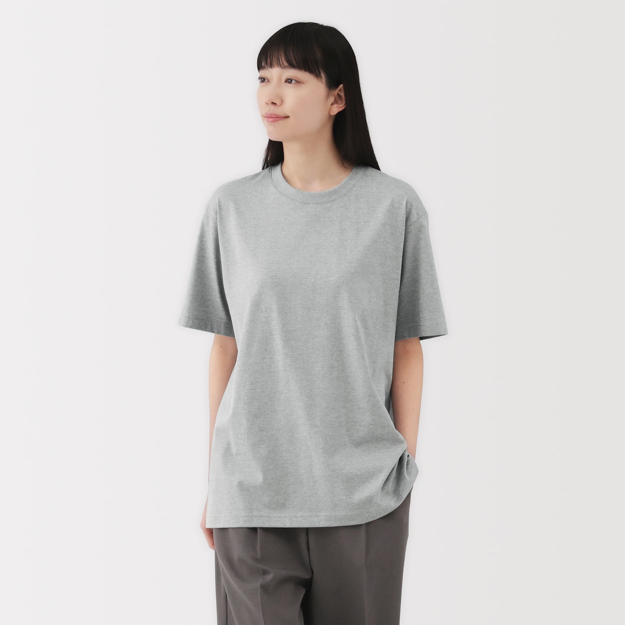 紳士　天竺編みクルーネック半袖Ｔシャツ