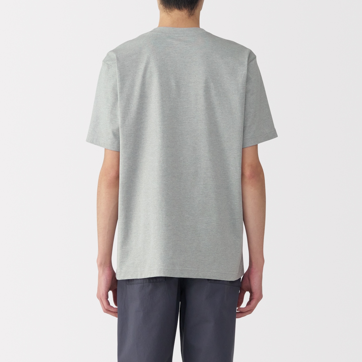 紳士　天竺編みクルーネック半袖Ｔシャツ