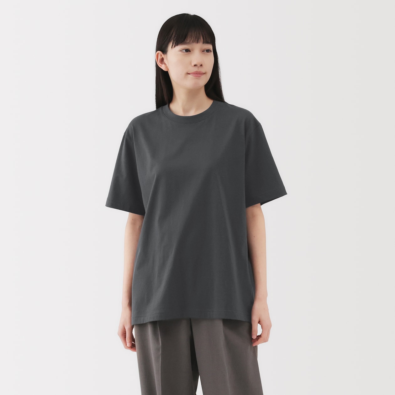 紳士　天竺編みクルーネック半袖Ｔシャツ