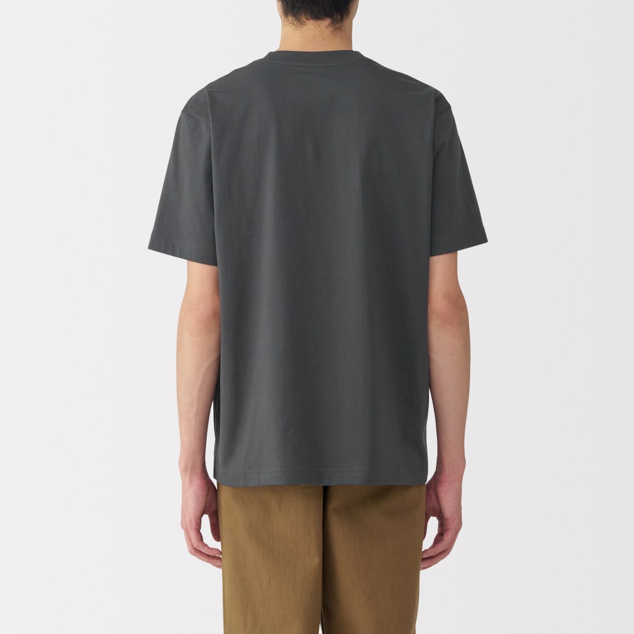 紳士　天竺編みクルーネック半袖Ｔシャツ
