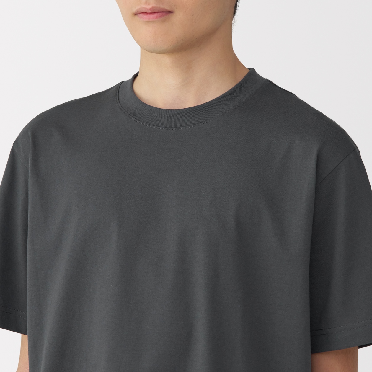 紳士　天竺編みクルーネック半袖Ｔシャツ