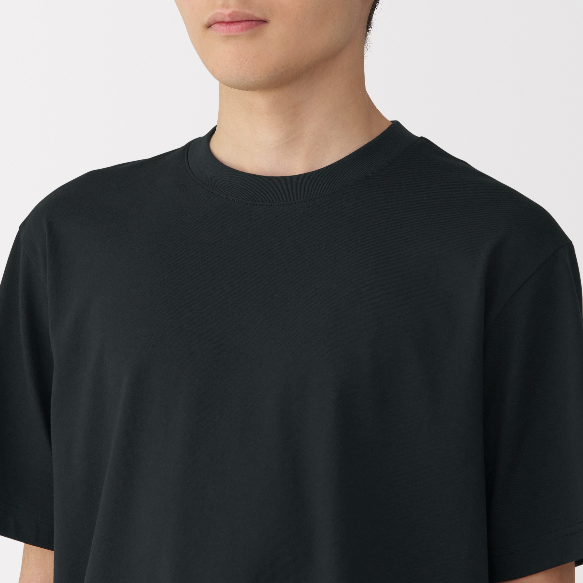 紳士　天竺編みクルーネック半袖Ｔシャツ