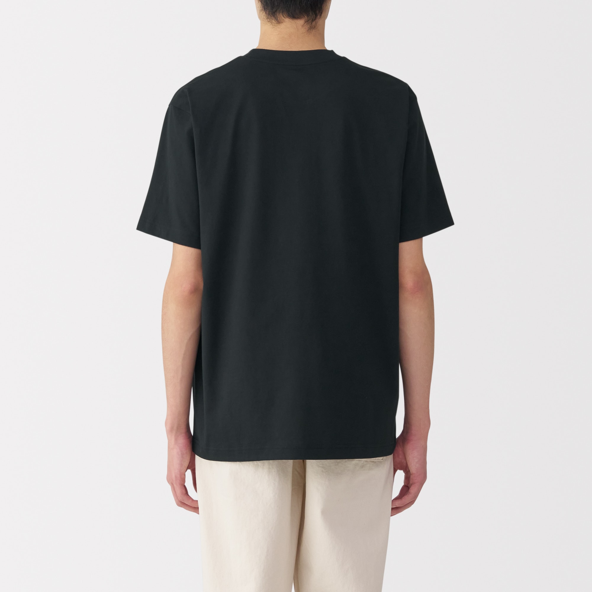 紳士　天竺編みクルーネック半袖Ｔシャツ