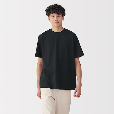 紳士　天竺編みクルーネック半袖Ｔシャツ