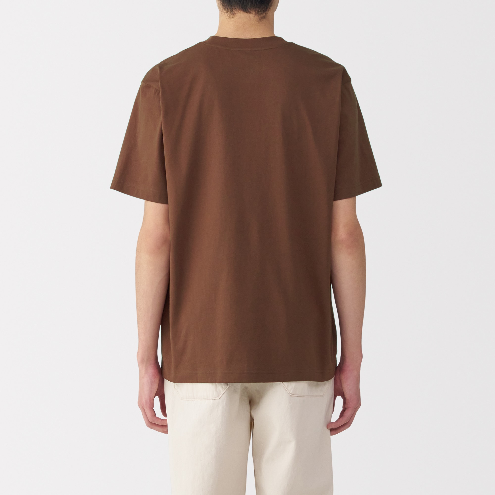 紳士　天竺編みクルーネック半袖Ｔシャツ