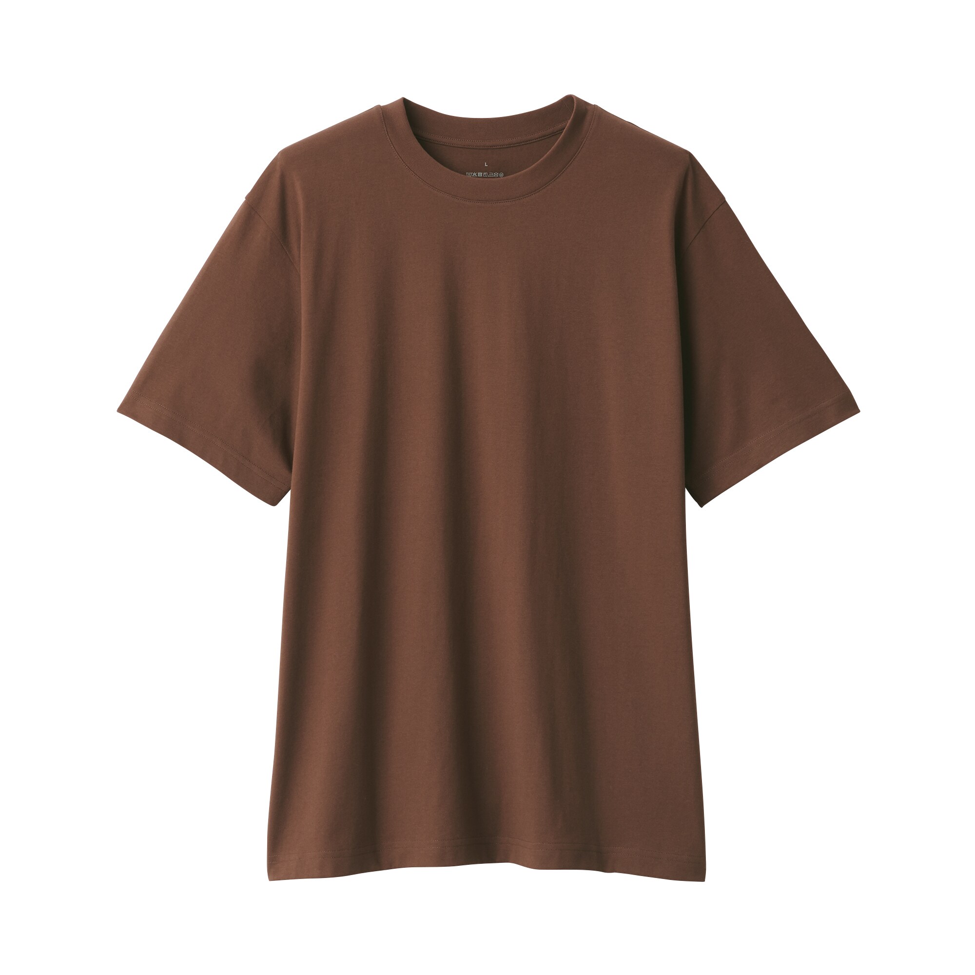 紳士　天竺編みクルーネック半袖Ｔシャツ