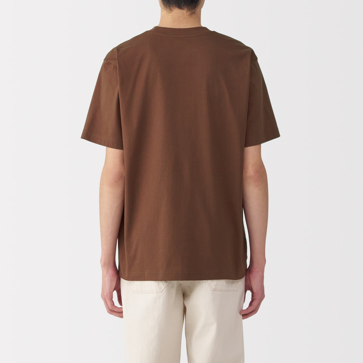 紳士　天竺編みクルーネック半袖Ｔシャツ