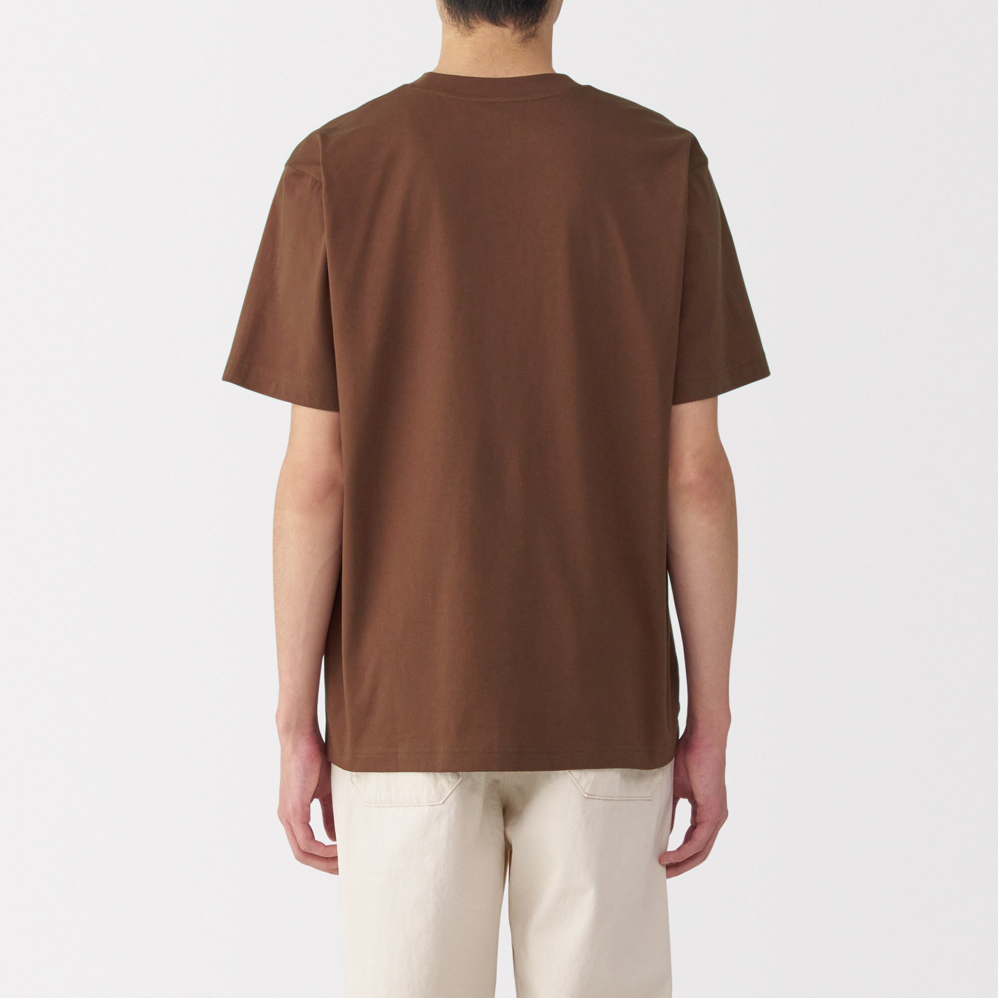 紳士　天竺編みクルーネック半袖Ｔシャツ