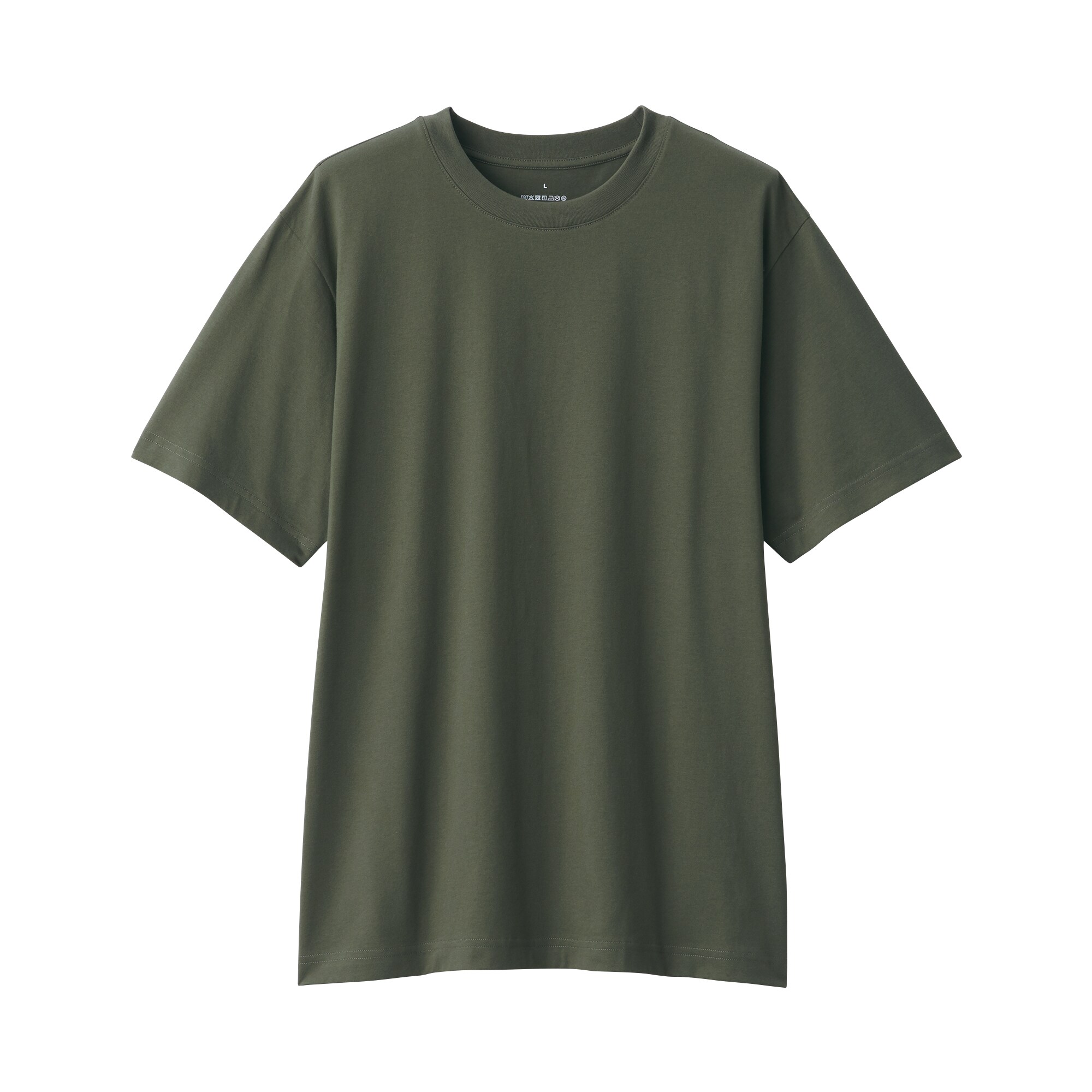 紳士　天竺編みクルーネック半袖Ｔシャツ