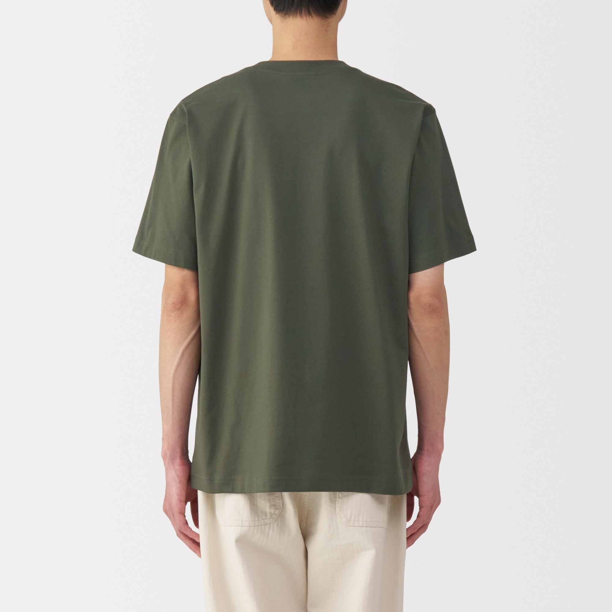 紳士　天竺編みクルーネック半袖Ｔシャツ