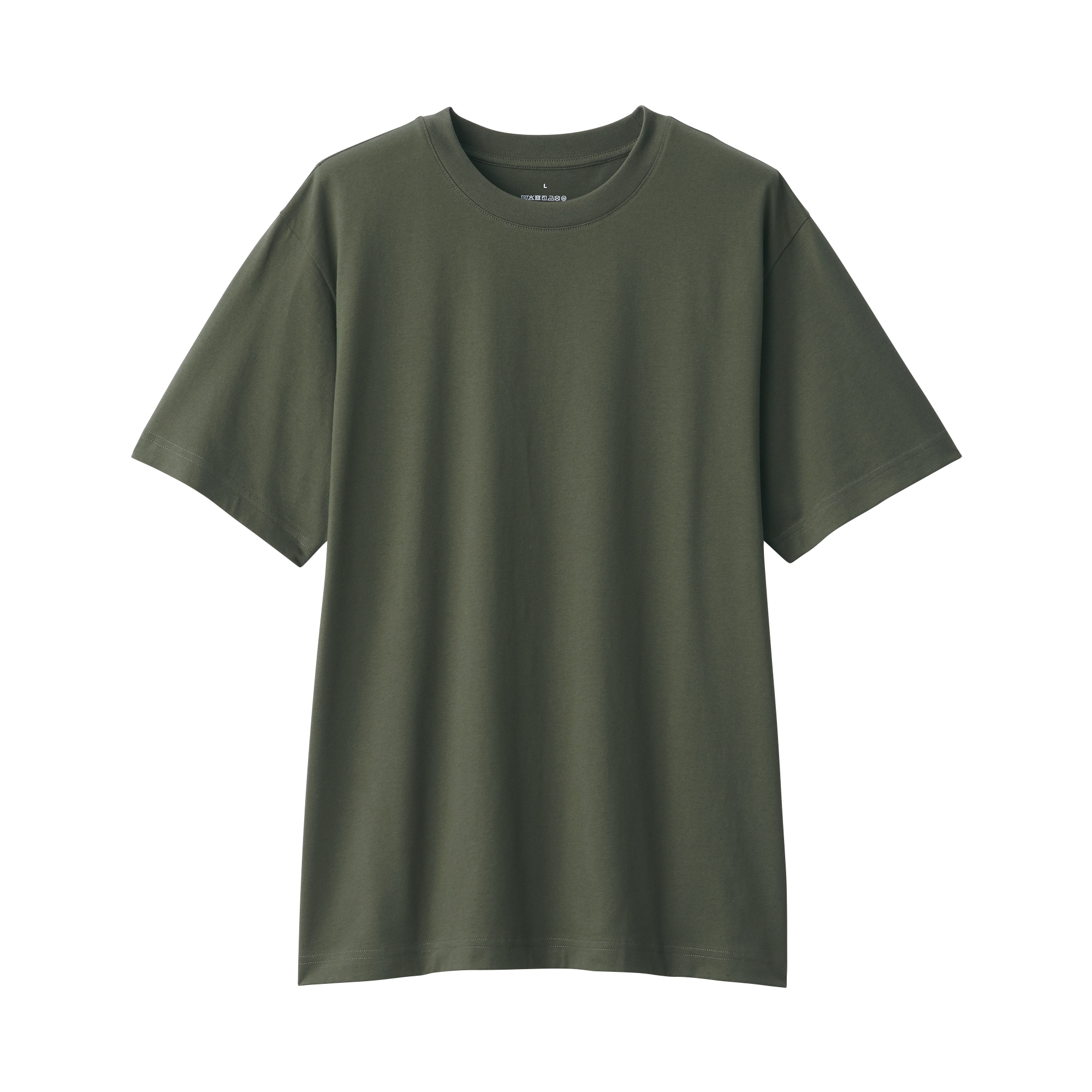 紳士　天竺編みクルーネック半袖Ｔシャツ