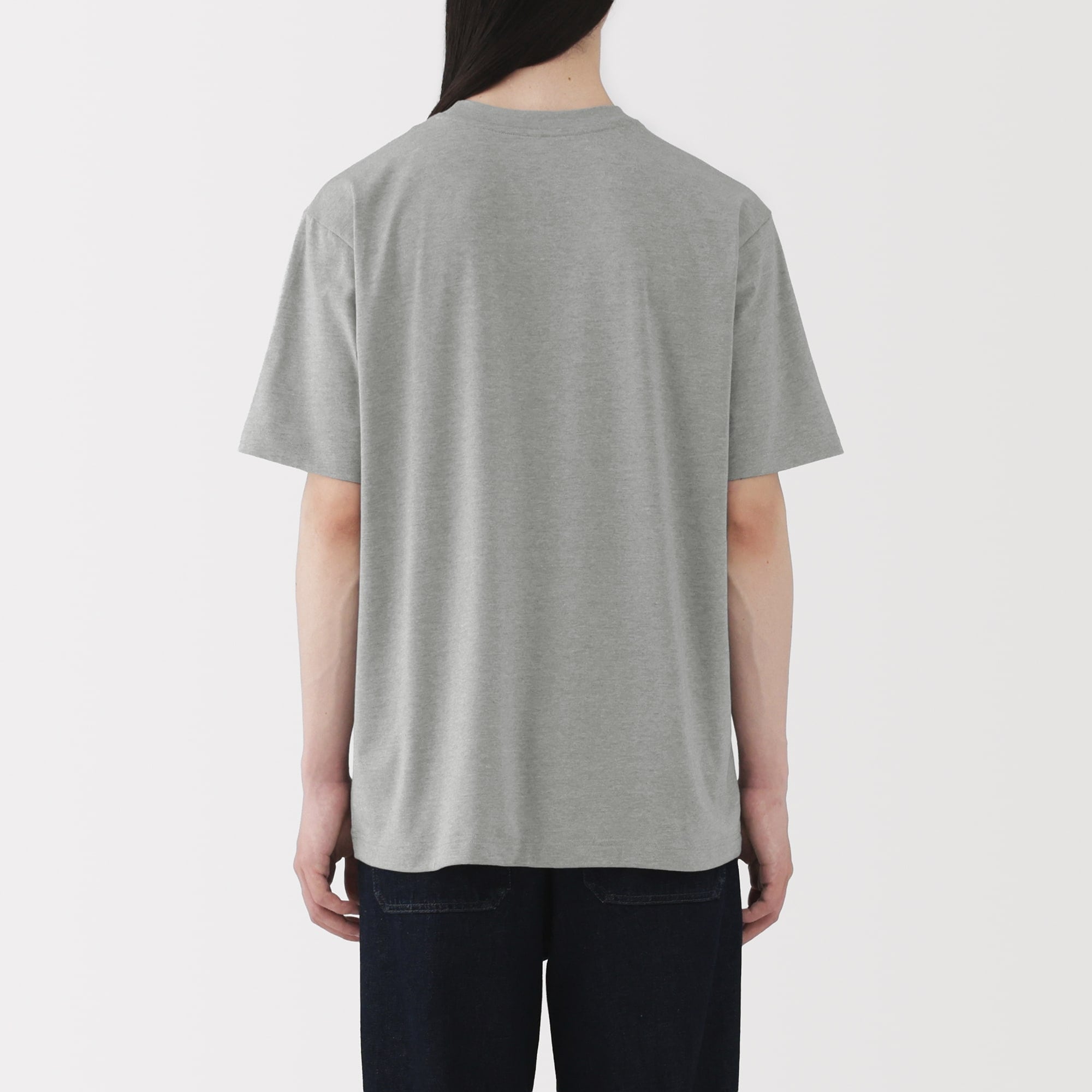 紳士　天竺編みクルーネック半袖Ｔシャツ