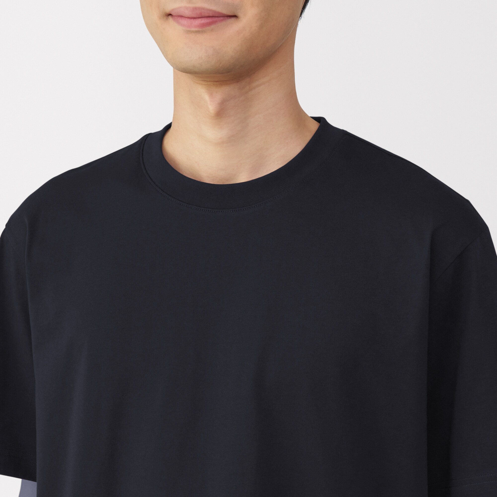 紳士　天竺編みクルーネック半袖Ｔシャツ