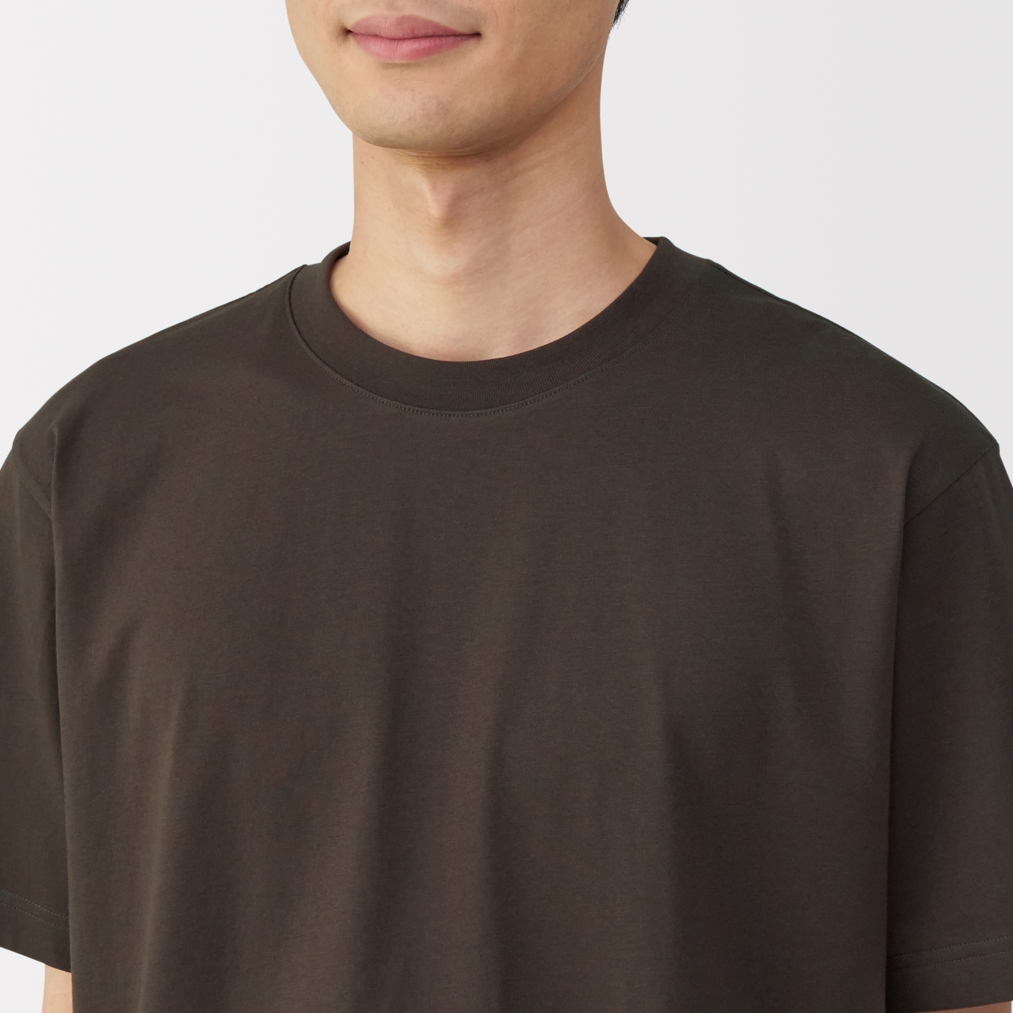 紳士　天竺編みクルーネック半袖Ｔシャツ