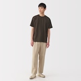 紳士　天竺編みクルーネック半袖Ｔシャツ