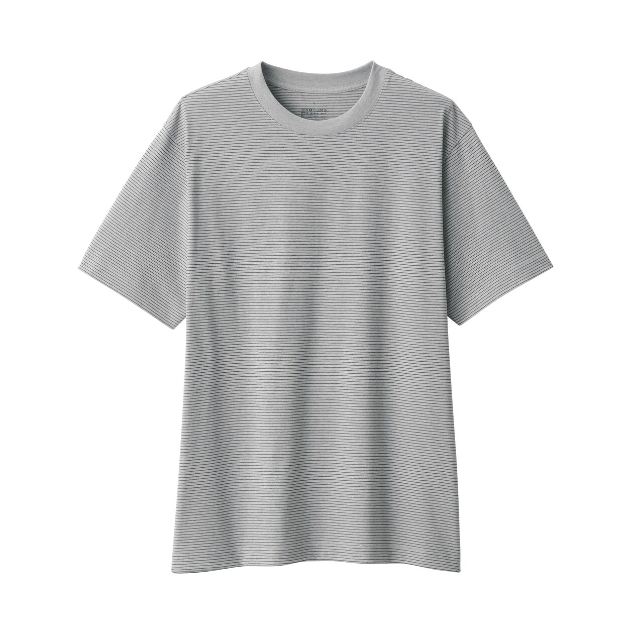 紳士　天竺編みクルーネック半袖Ｔシャツ（ボーダー）
