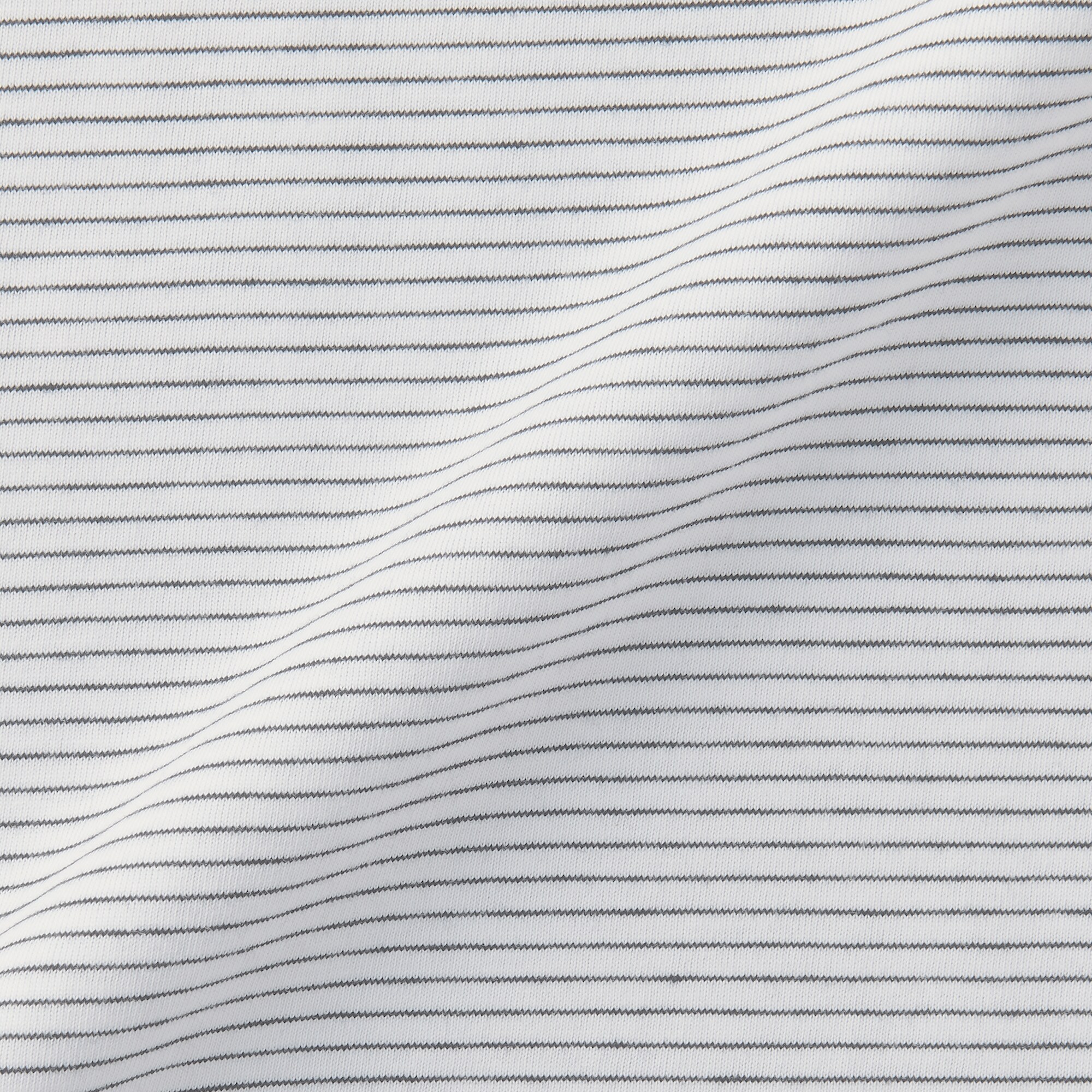 紳士　天竺編みクルーネック半袖Ｔシャツ（ボーダー）