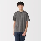 紳士　天竺編みクルーネック半袖Ｔシャツ（ボーダー）