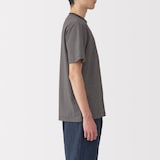 紳士　天竺編みクルーネック半袖Ｔシャツ（ボーダー）