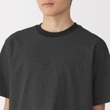 紳士　天竺編みクルーネック半袖Ｔシャツ（ボーダー）
