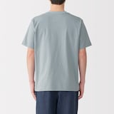 紳士　天竺編みクルーネック半袖Ｔシャツ（ボーダー）