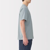 紳士　天竺編みクルーネック半袖Ｔシャツ（ボーダー）